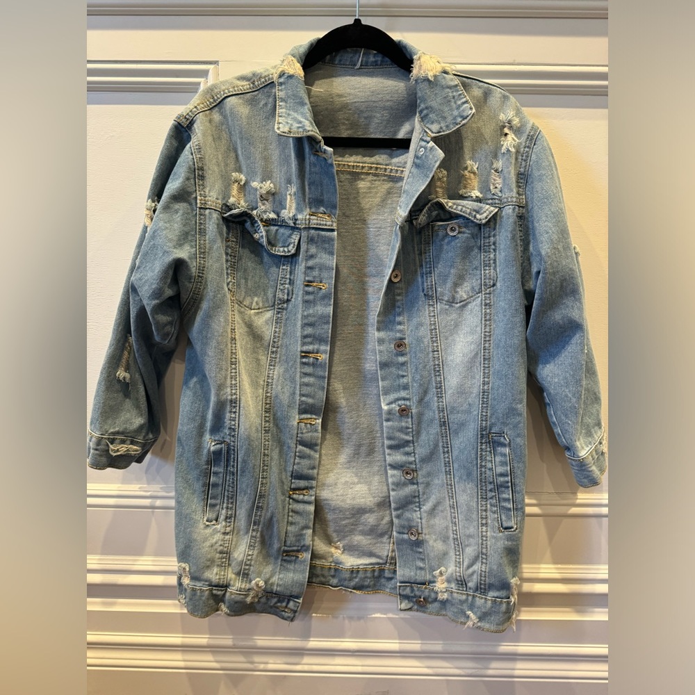 Women’s oversized denim jacket